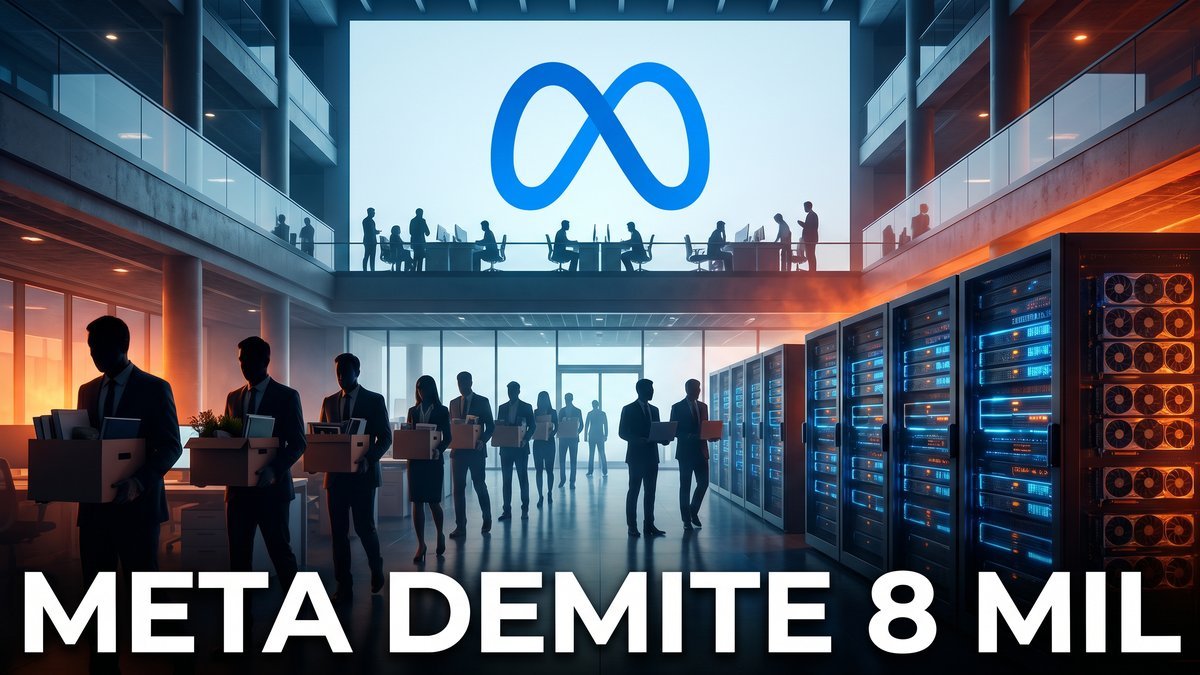 Meta demite 8 mil funcionários para investir em Inteligência Artificial 2026